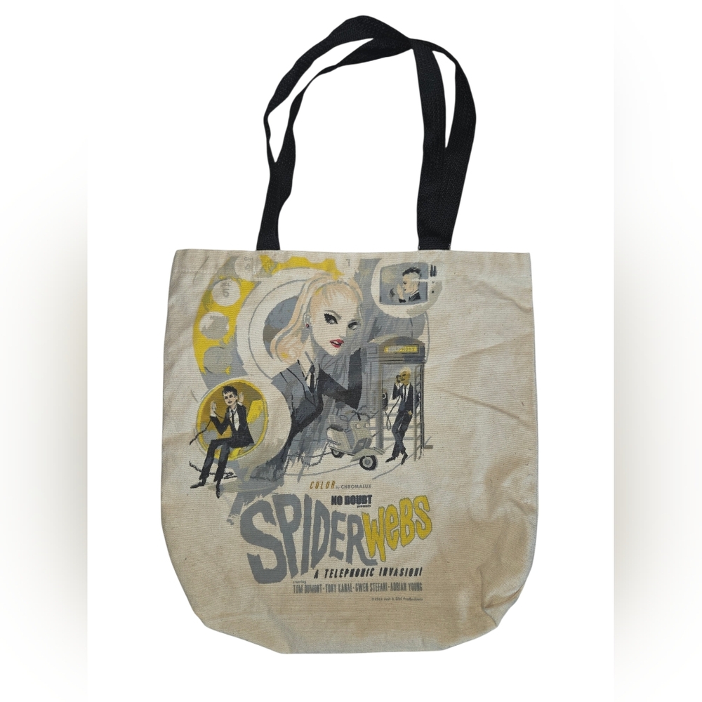 Rare No Doubt Spiderwebs Canvas Tote Bag